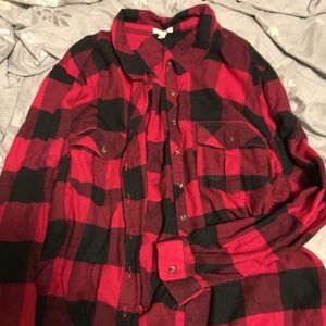 Maurices Plus size plaid